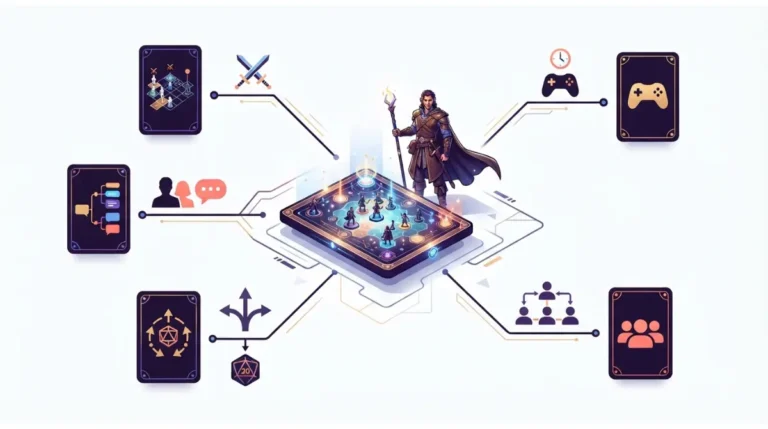Games Like Baldur's Gate 3 guide showing different RPG paths based on combat, companions, choices, co-op, and campaign length