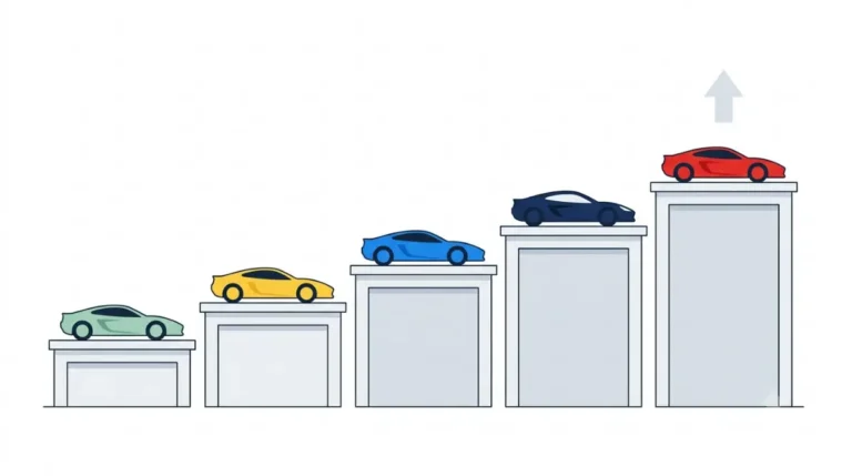 Car Games with 100+ cars compared by garage size, with the largest car collection highlighted